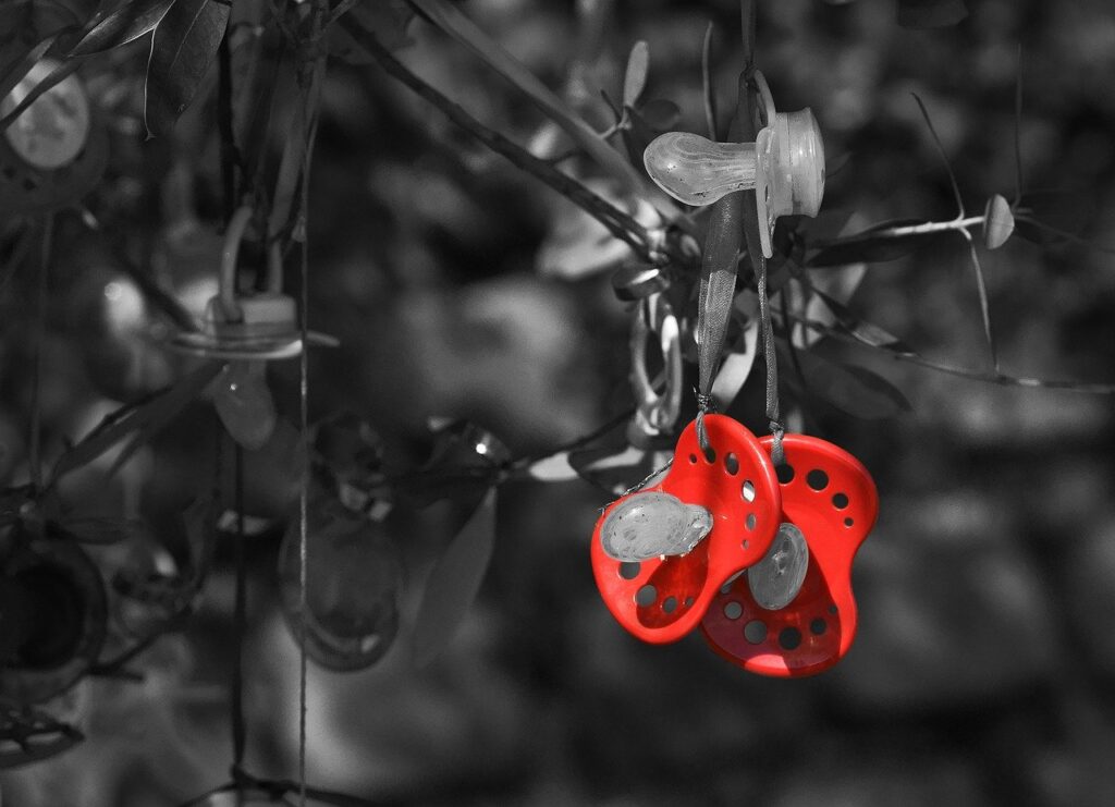 pacifier, pacifier tree, tradition